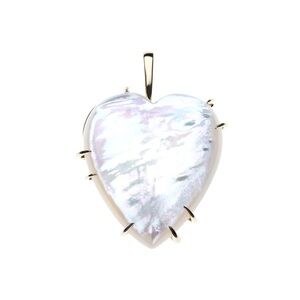 Jane Win Carry Your Heart Pendant in Mother of Pearl